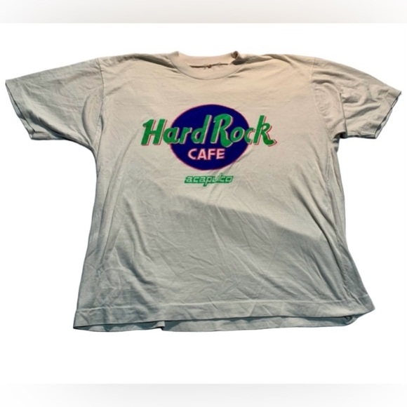 💙 Vintage Hard Rock Cafe Acapulco T-Shirt – Size Large - Picture 1 of 6